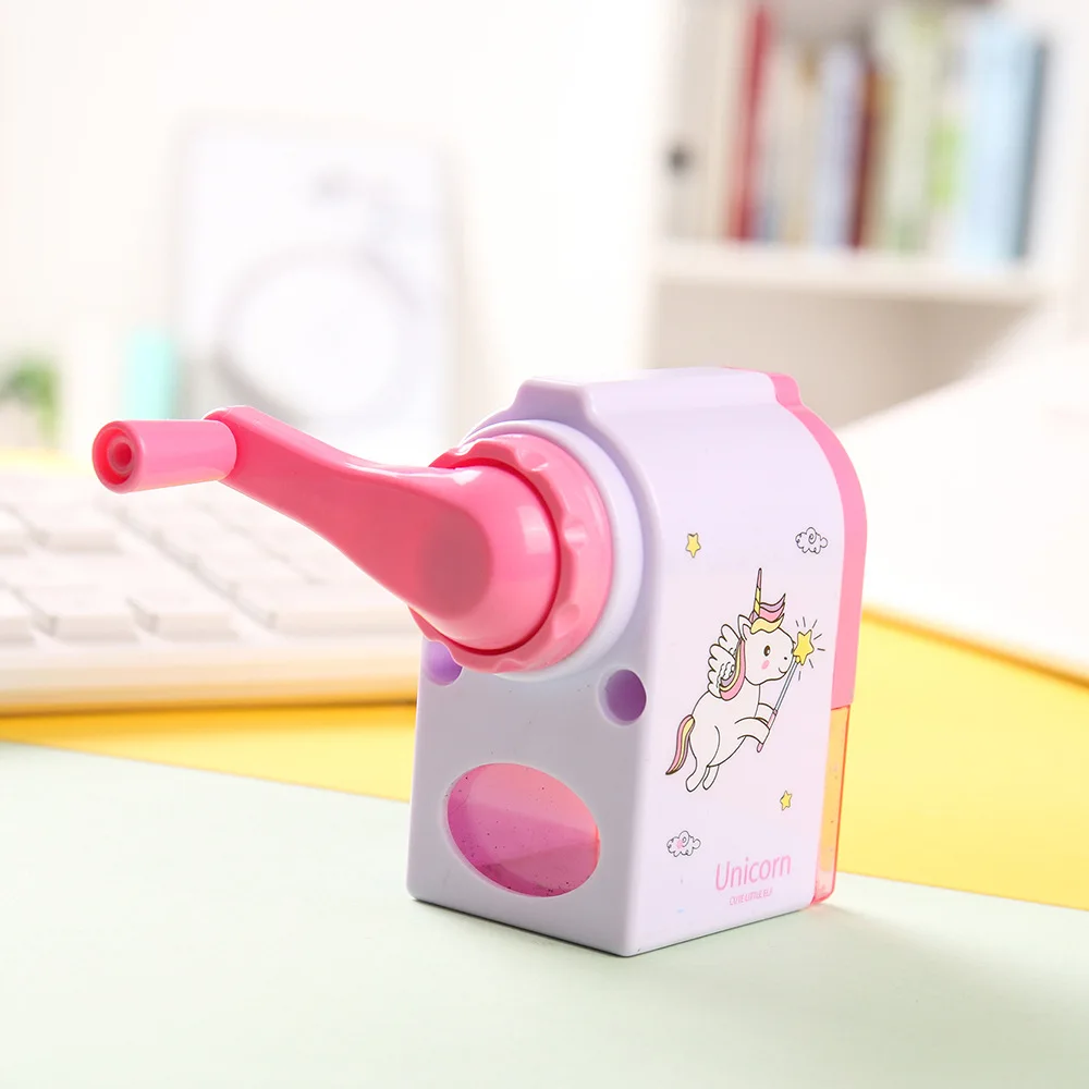 Students learn stationery Automatic Pencil Sharpener Hand sharpener pen planer students prize stationery