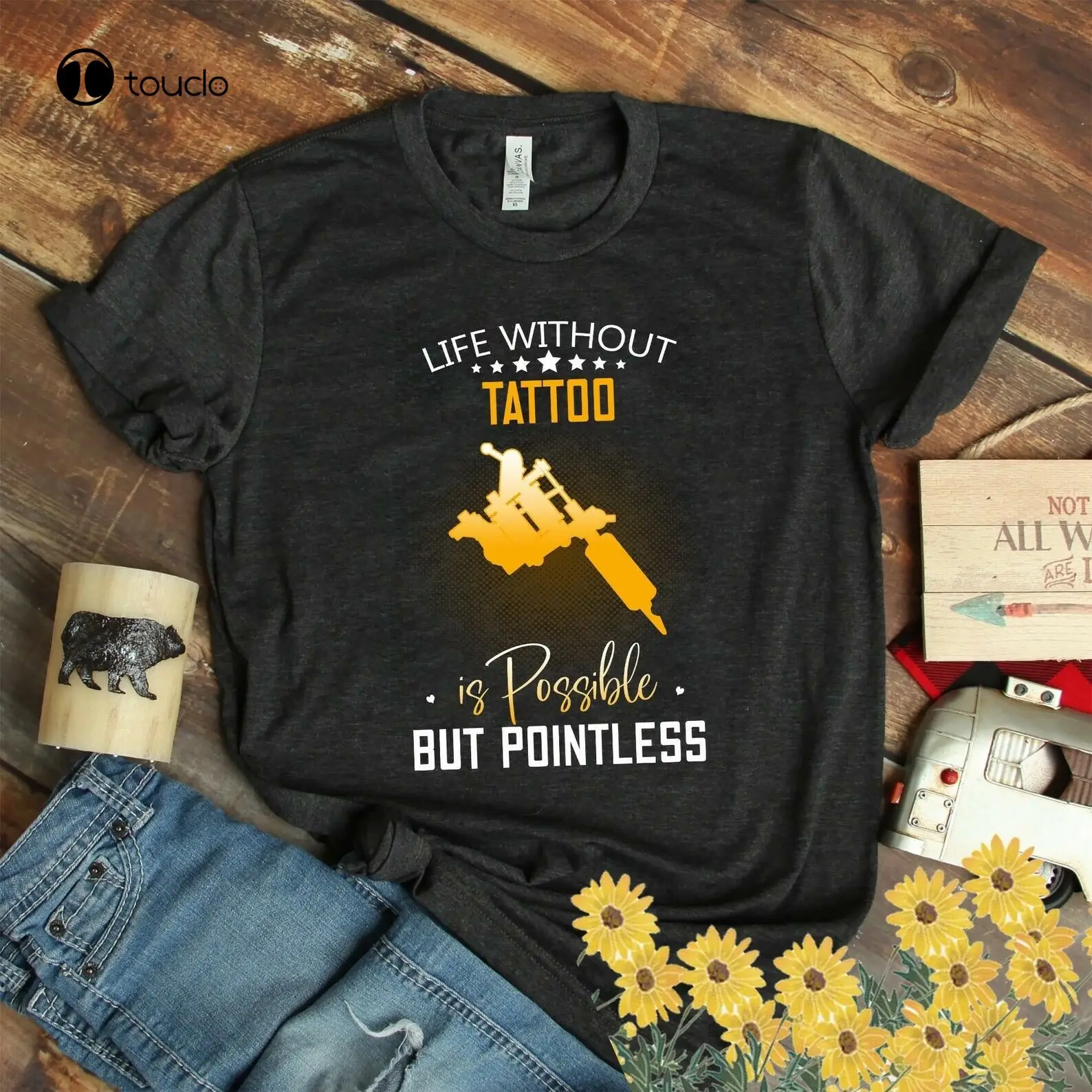 Life Without Tattoo Is Pointless T-Shirt S-3Xl, Tattoo Shirt 2021, Best Gift Tee