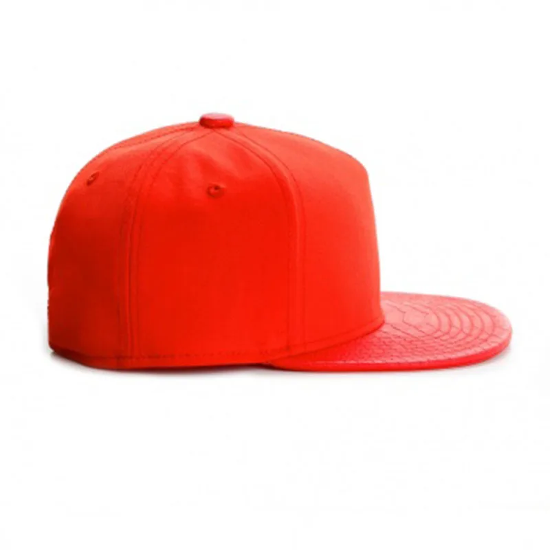 PANGKB Brand PAC RED CAP Solid blank hip hop sports snapback hat for men women adult outdoor casual sun baseball cap