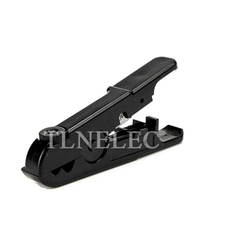 1pcs อิเล็กทรอนิกส์เครือข่ายเครื่องมือ Wire Stripper คีมมัลติฟังก์ชั่หมุนได้สาย Stripper Multitools