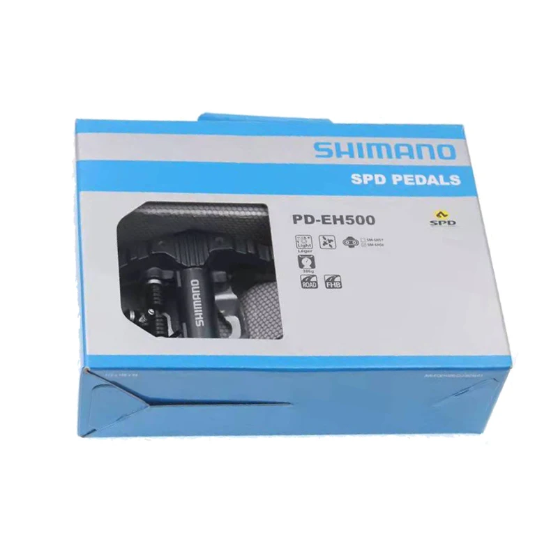 Pedal de bicicleta SHIMANO PD-EH500, pedales SPD de acción ligera con tacos SM-SH56, accesorios originales para bicicleta Shimano