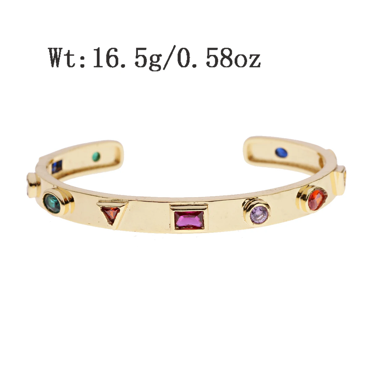 1Pcs Bohemian Punk Geometry Thick Chain Bracelet Fashion Happy Trend Gold Color Chain Charm Bracelets Bangles Fashion Jewelry