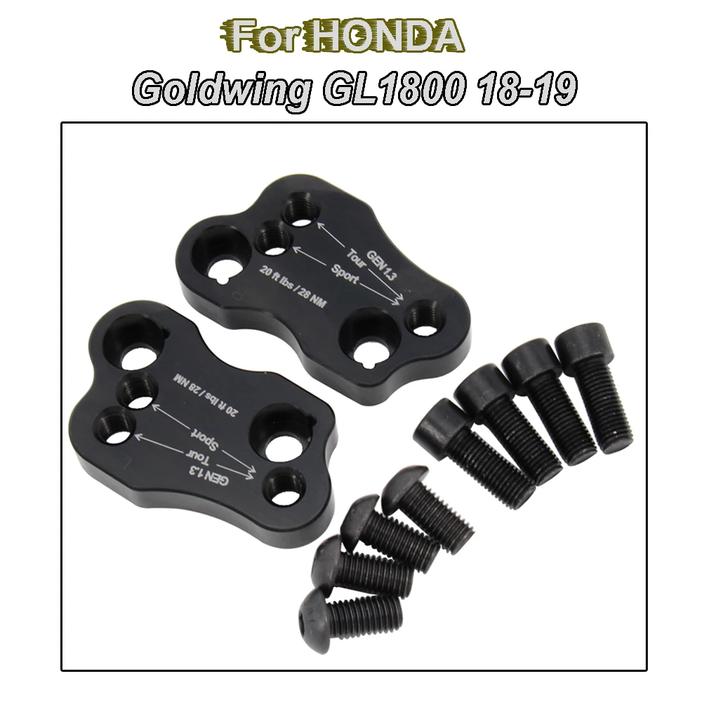 

Motorcycle Handle Bar Clamp Raised Extend Handlebar Riser 2023 2022 2021 2020 2019 For HONDA Goldwing GL1800 Gold wing GL 1800