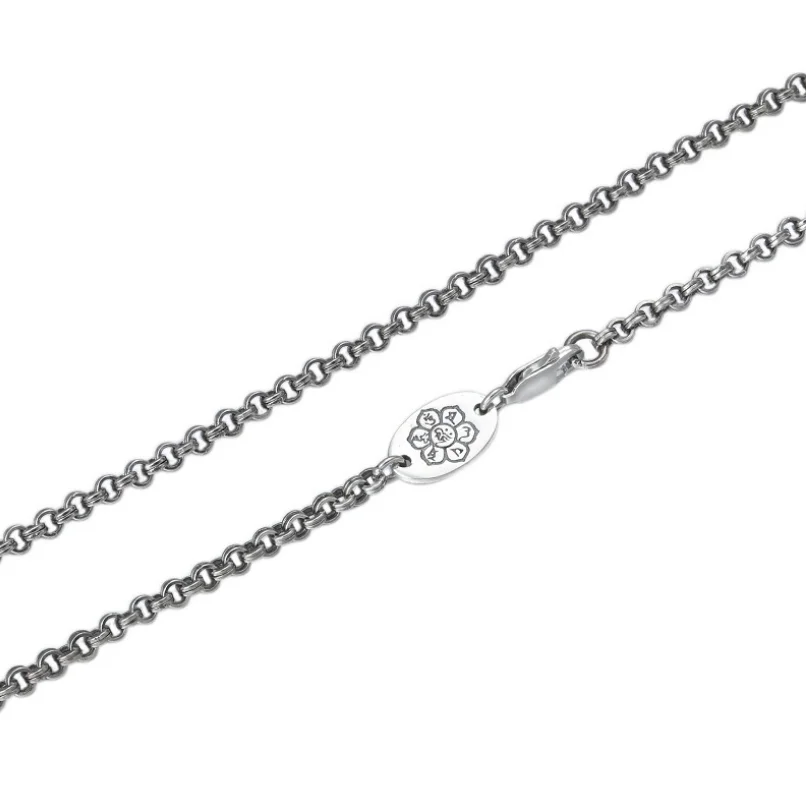 

Real Silver 925 Twin round Necklace Men Women Thai Silver 3mm Round Necklace S925 Real Silver Chain Necklace male