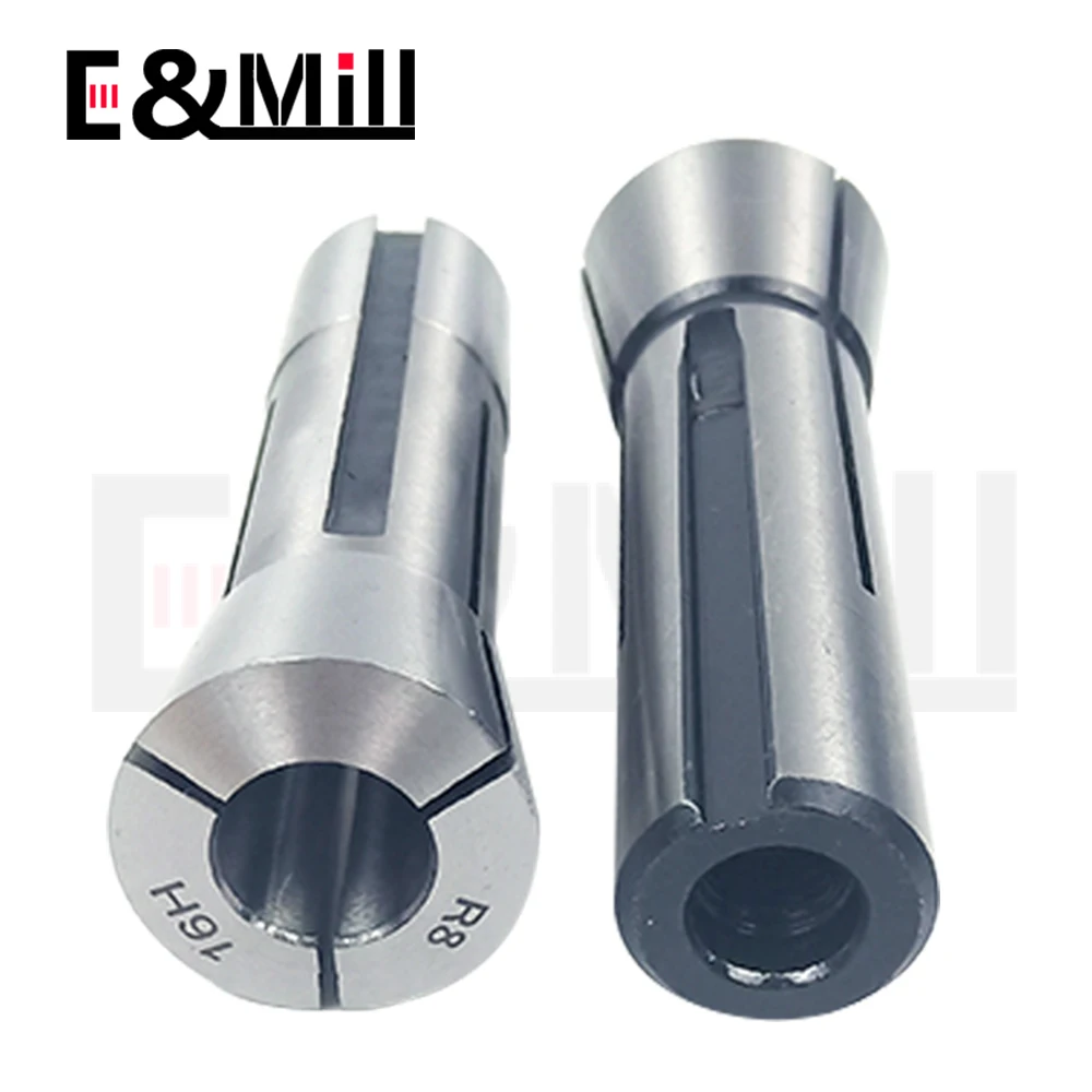 R8 Collet Metric British R8 Collet Clamping Size M3-M20 11 3.175 Milling tool holder High precision for R8 Collet Chuck Holder