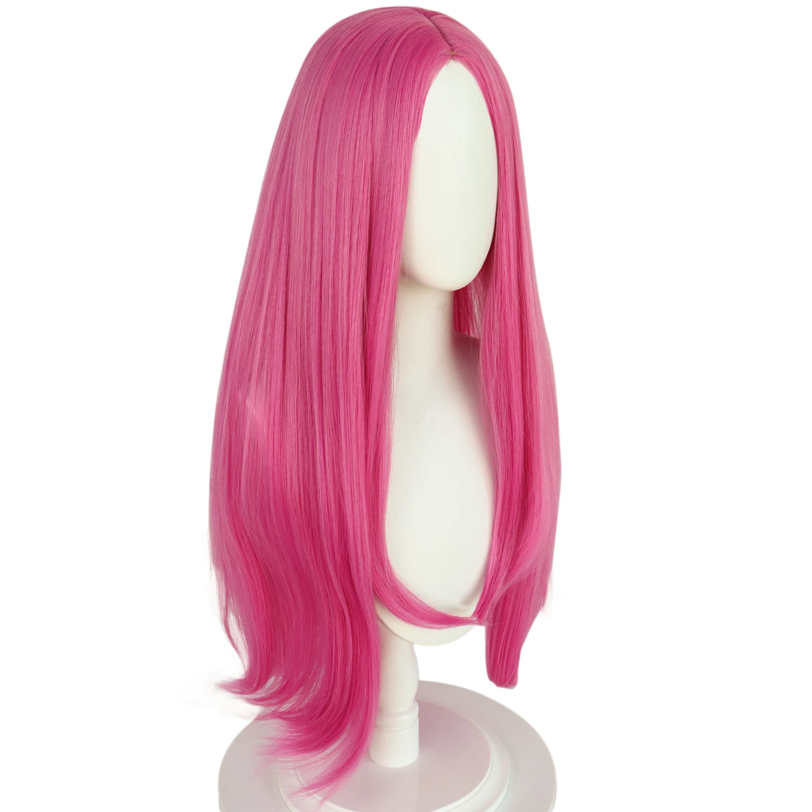 JOJO Bizarre Adventure Narciso Anasui Cosplay Wig Anime Cujoh Partner Long Pink Heat Resistant Fiber Wigs for Halloween Party