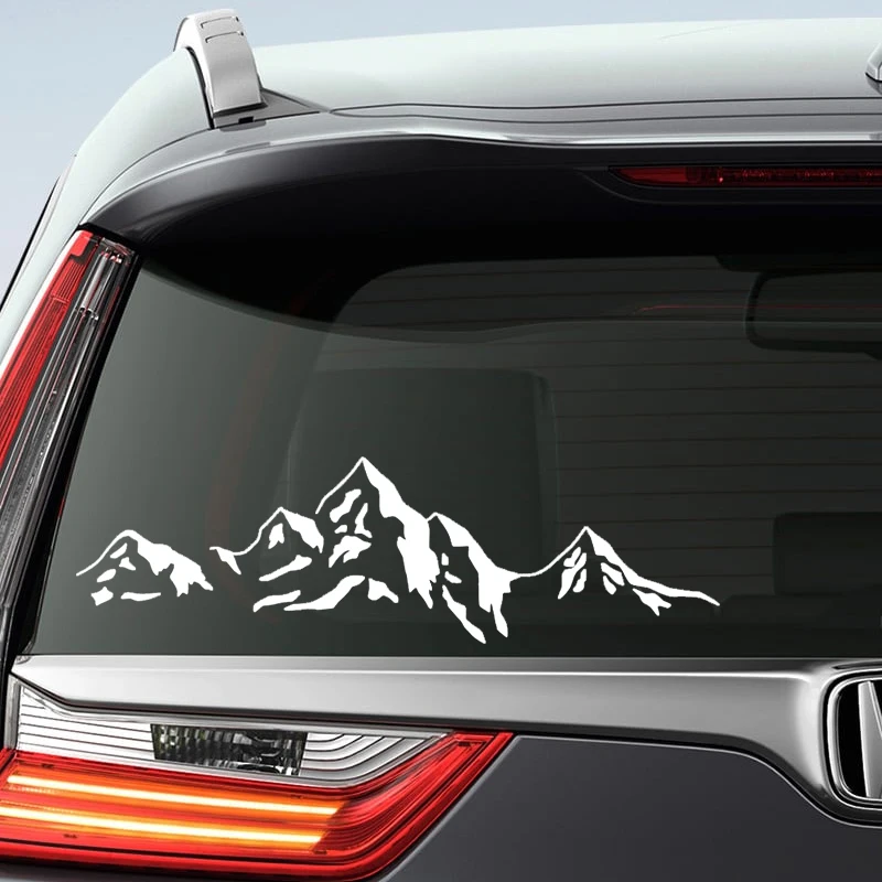 Mountain Die-Cut Vinyl Decal Car Sticker Waterproof Auto Decors on Car Body Bumper Rear Window Laptop Choose Size #S60631