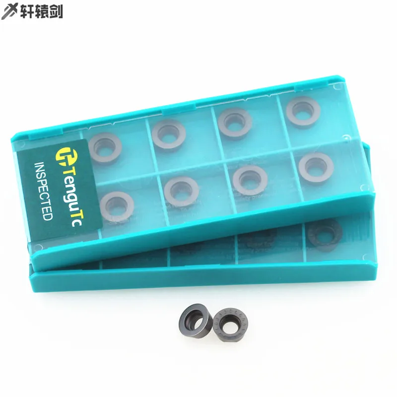 10PCS RDMW10T3MO TT TT9030 RPMT10T3MOE JS Milling Blade Carbide Cutting Lathe Tools