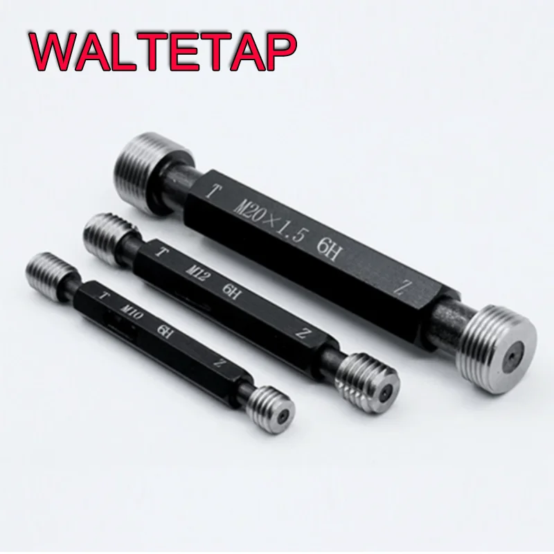 WALTETAP calibre Mer-cury de acero UNC calibre de enchufe de rosca estándar 1-64 2-56 3-48 4-40 5-40 6-32 8-32 10-24 12-24 1l4 5l16 3l8 1l2 3l4