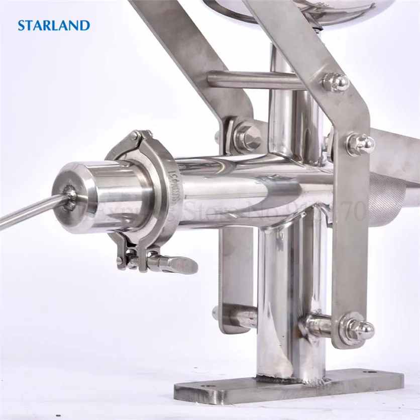 1 Commercial Churros Filler Puff Jam Cream Filling Machine Stainless Steel Chocolate Churro Injector Manual Operation Tool 5L