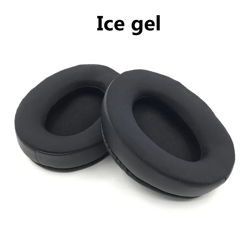 Replacement Soft Foam Ice Gel Earpads Protein Net for Kingston HyperX Cloud Mix Flight Alpha S Headphones Pad 12.24