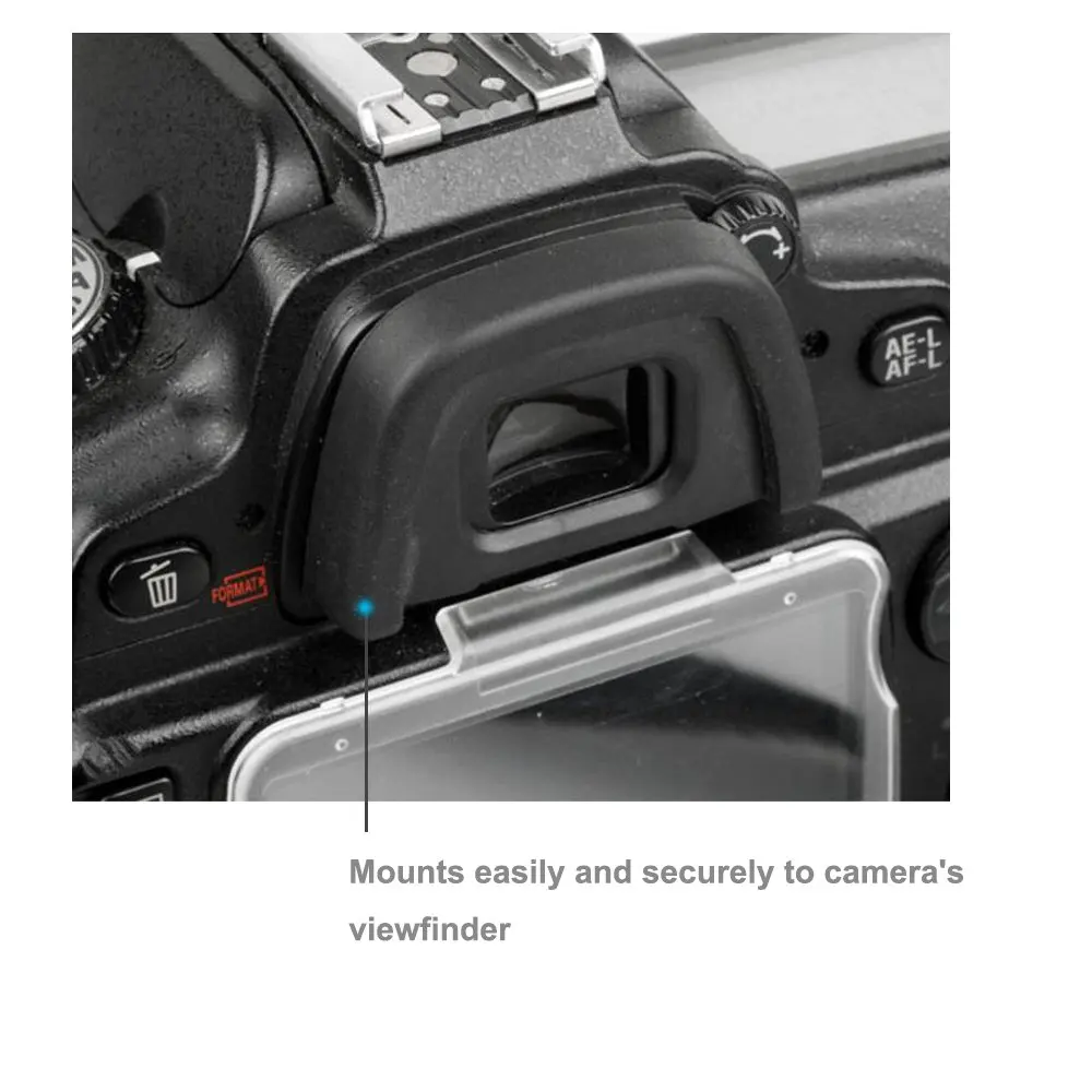 2pcs D90 D7000 Eyepiece Eyecup Viewfinder Eye Cup DK-21 Compatible for Nikon D750 D610 D600 D300 D200 D80 D70 D50 Camera