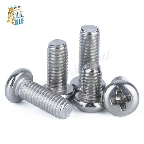 Imagen 1 del producto 20-90 Uds M1 M1.2 M1.4 M1.6 M2 M2.5 M3 M4 DIN7985 GB818 304 tornillos de cabeza plana empotrada cruzada de acero inoxidable tornillos Phillips