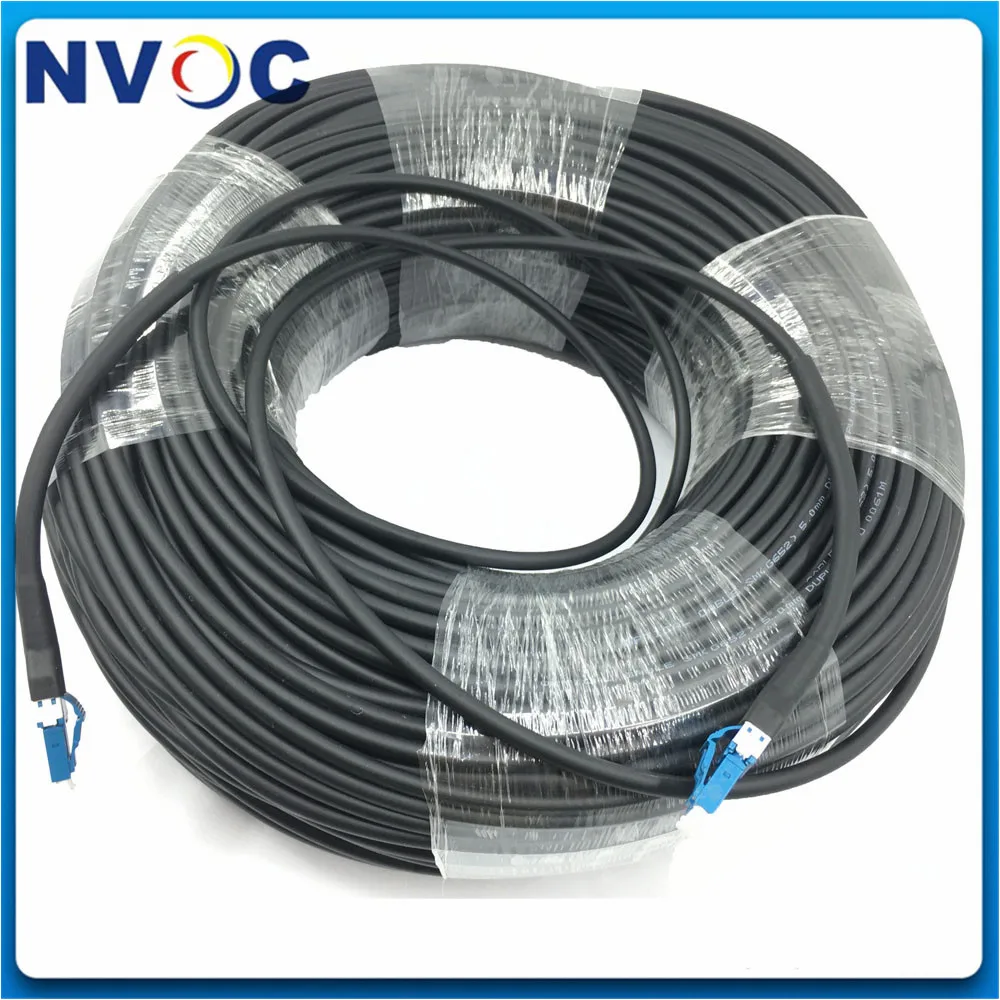 

IP67 2Core Duplex 100M MM 50/125 Multimode OM3-150 5.0mm LSZH Black 2C LC-LC Uniboot Fiber Optic Patch Cord Cable without Reel