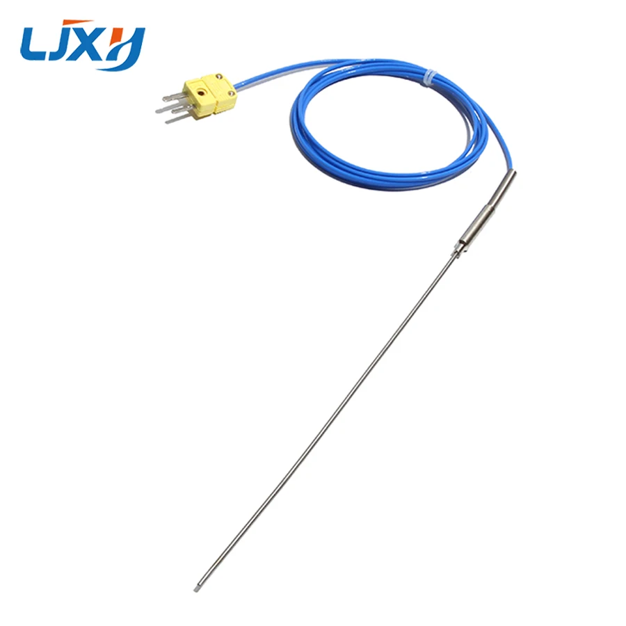 LJXH  PTFE Anticorrosive Temperature Measuring Wire K-type Armored Thermocouple WRNK-191 Bendable Temperature Probe