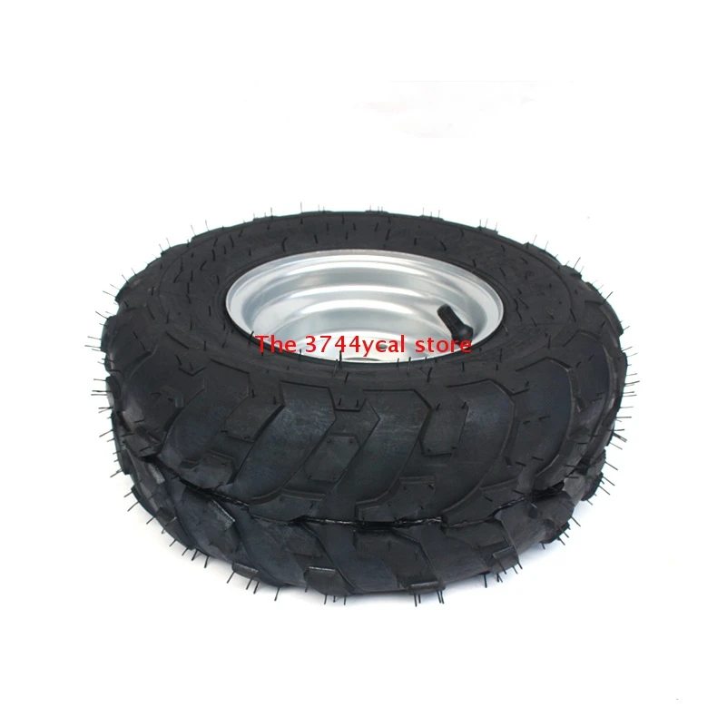 Good Quality 6 Inch ATV Wheels 145/70-6 Tire Tyre With Hub Wheel Rims Fits For Go Kart Buggie Atv Quad Bike Vehicle  Parts