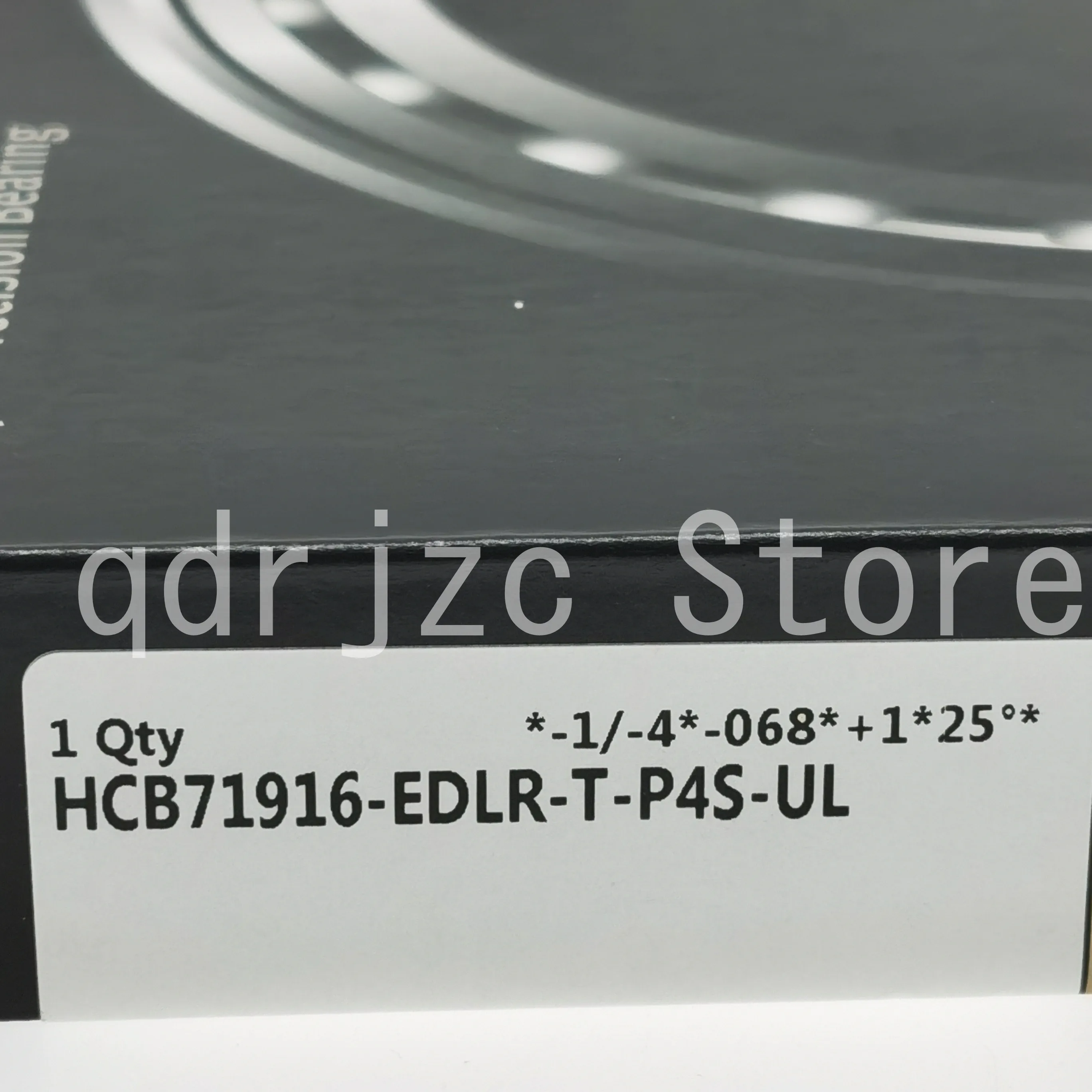 Ultra-precision angular contact ball bearing HCB71916-EDLR-T-P4S-UL with  ceramic ball oil and gas lubrication