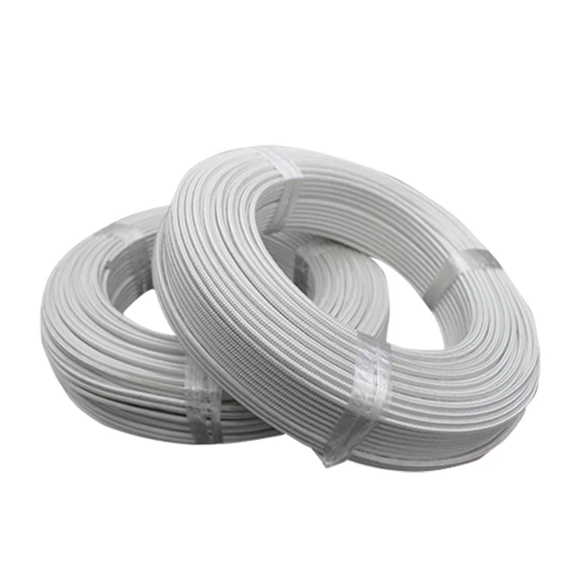 high temperature cable 2 core 3 4 5cores wire heat resistant mica braided wire fireproof 0.5mm 0.75mm 1.0mm 1.5mm 2.5mm 4.0mm