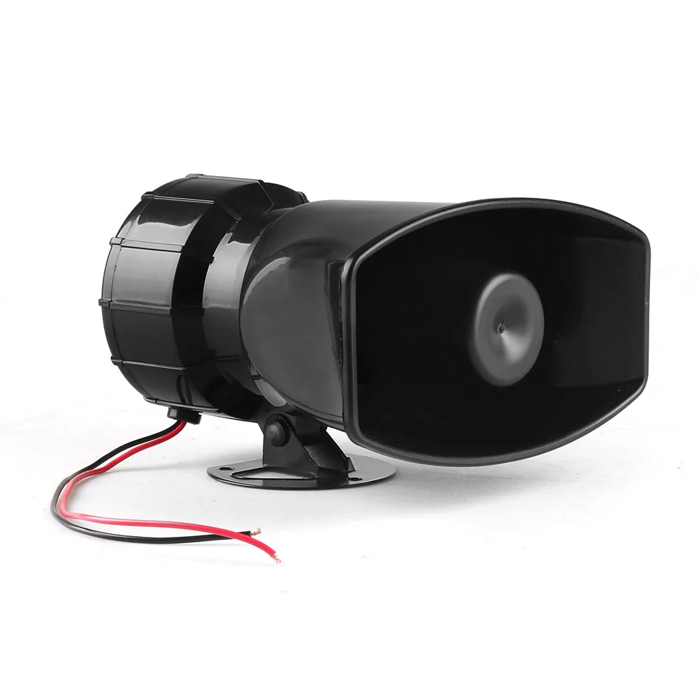 12V 7 Sounds 130dB Wireless Electronic Siren Loud Car Warning Alarm Police Fire Siren Horn Car ccessories