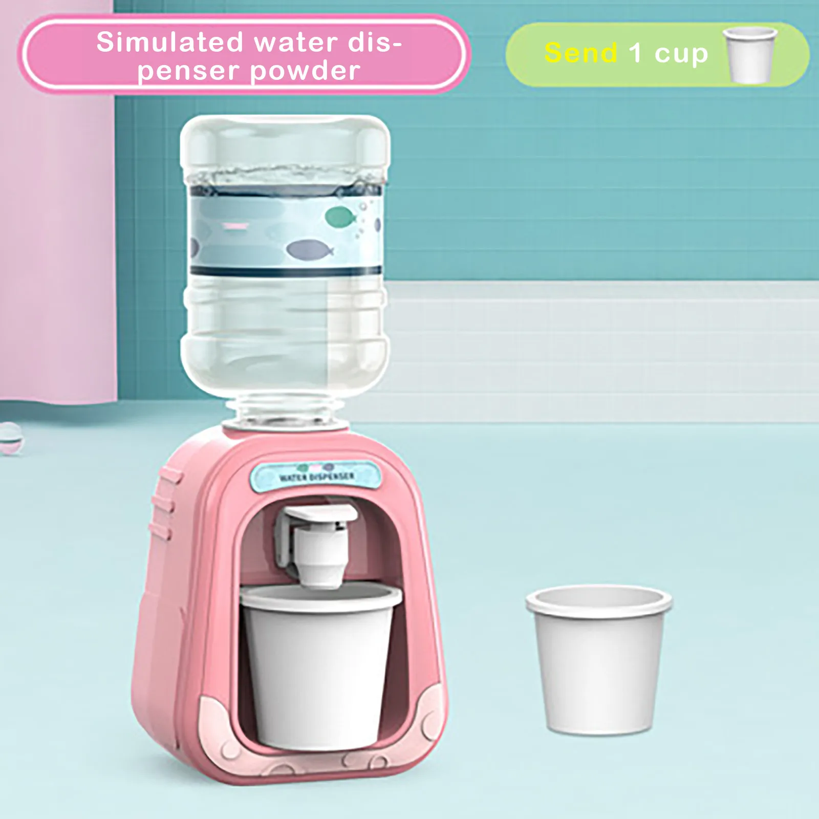 Montessori methode pädagogisches wasser dispenser Mini trinken brunnen für kinder Simulation gerät küche Spielzeug Für Kinder