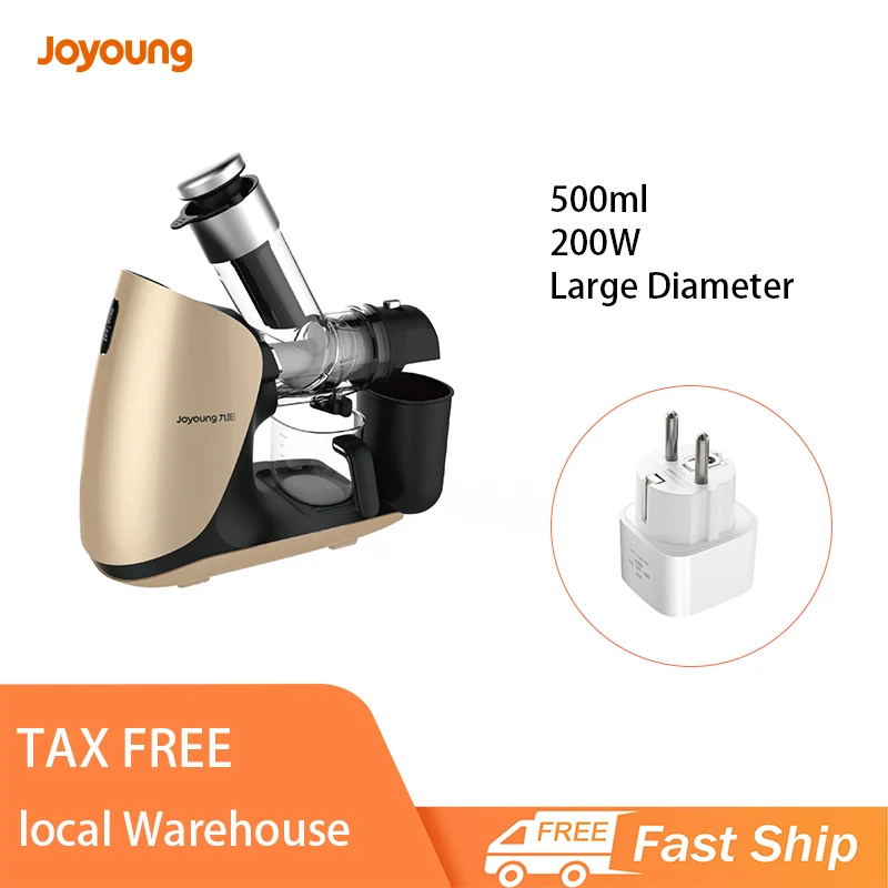 Juicer lento do grande-diâmetro do juicer lento da mastigação de joyoung patenteou o motor silencioso bonde livre do parafuso cerâmico do juicer do filtro