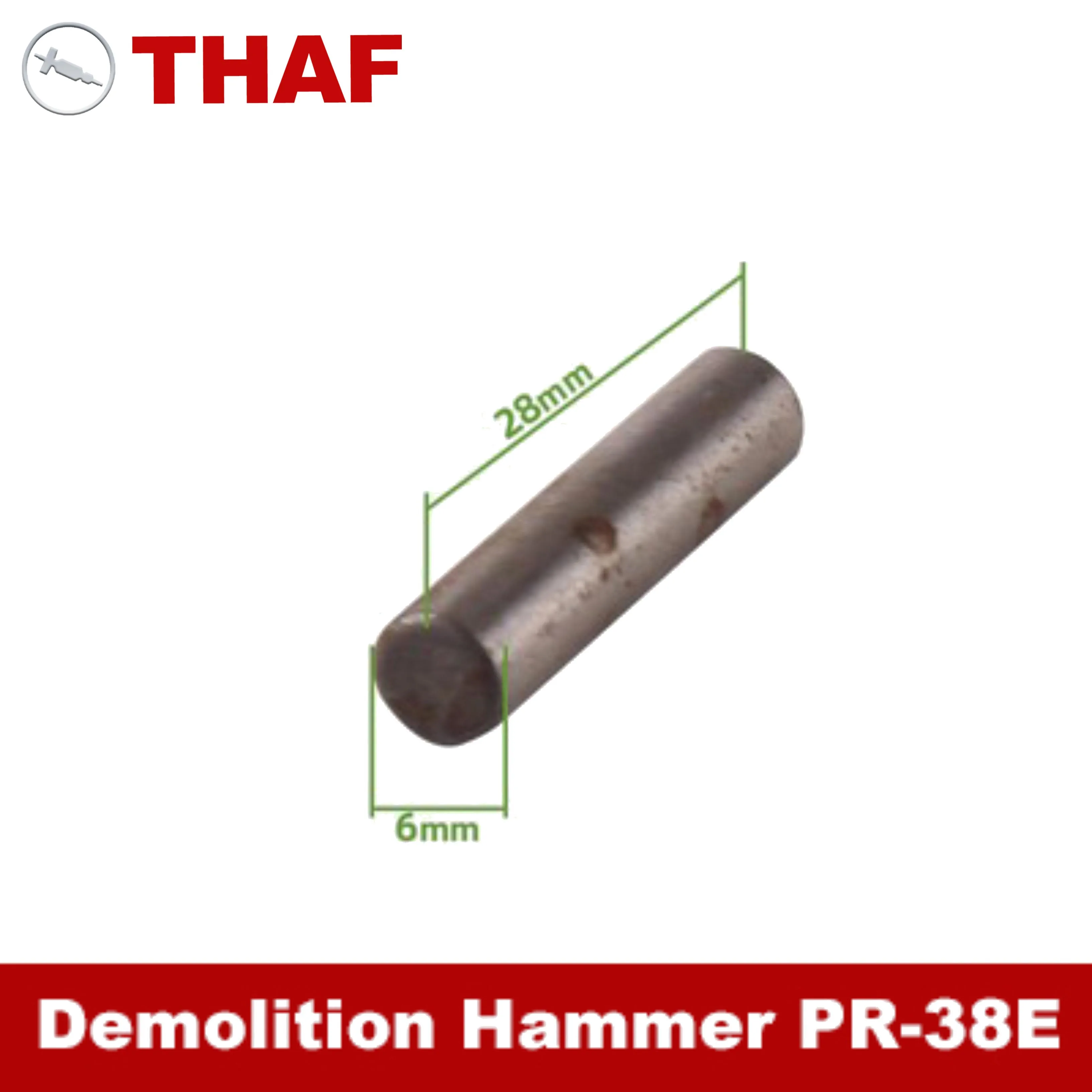 Replacement Spare Parts Piston Pin For Hitachi Demolition Hammer PR-38E