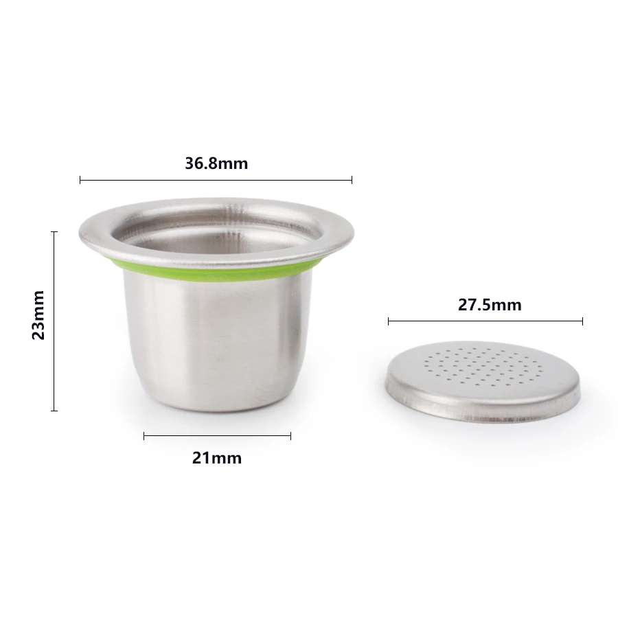 Refillable Capsule fit For Nespresso Coffee Machine Refillable Capsule Reusable Nespresso Capsule cup pod