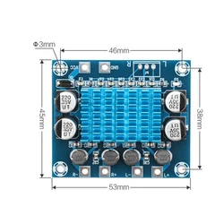 30W + 30W 2.0 kanałowy cyfrowy Stereo płyta wzmacniacza moc dźwięku TPA3110 XH-A232 DC 8-26V 3A wzmacniacz C6-001 chipy