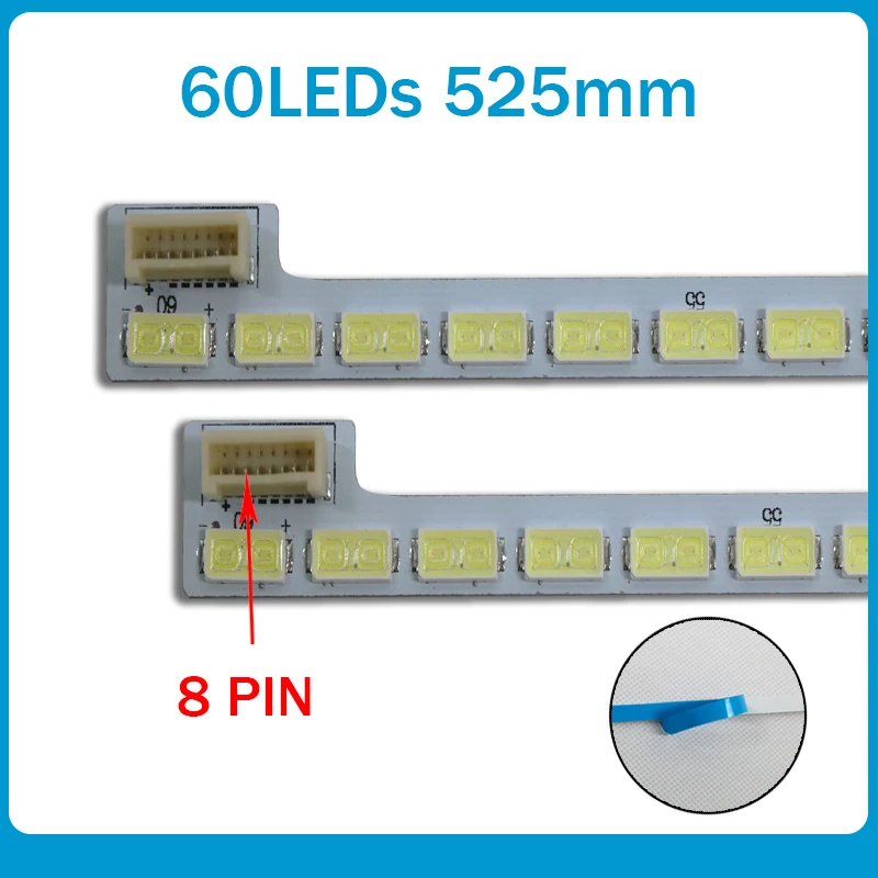 New 60LEDs 525mm LED backlight strip bar for TV LG Innotek 42Inch 7030PKG 60ea Rev0.2 type