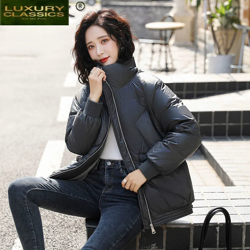 High Quality Women's Down Jacket Warm 90% White Duck Down Coat Female Winter Parkas Woman Fashion 2021 Mujeres Abrigos 4