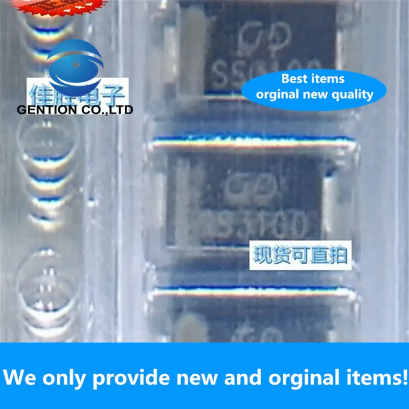 

50PCS 100% New original SS3100 high power chip 3A100V Schottky DO214AC silk screen SS3100