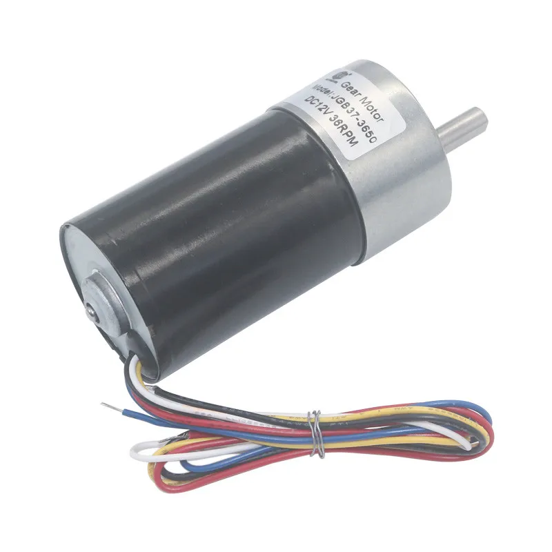 

12V24V D-Shaft JGB37-3650 Brushless DC Reduction Gear Motor for Automatic Curtain/ Precise Instrument Large Torque