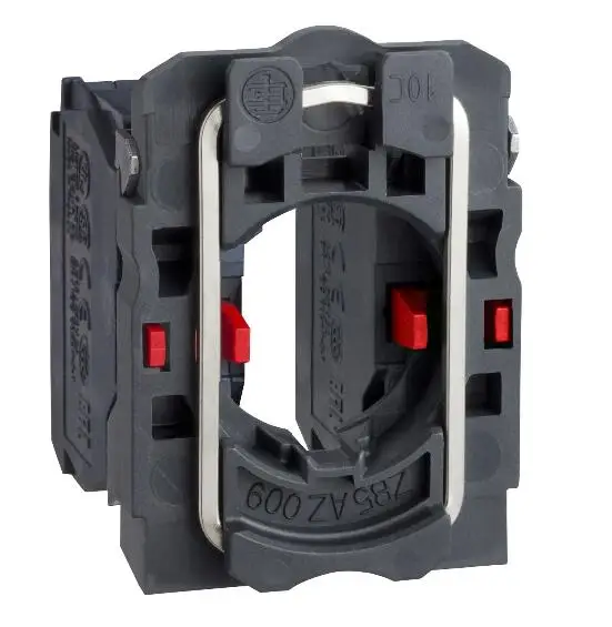 

ZB5AZ104 Single contact block with body/fixing collar, plastic, screw clamp terminal, 2 NC