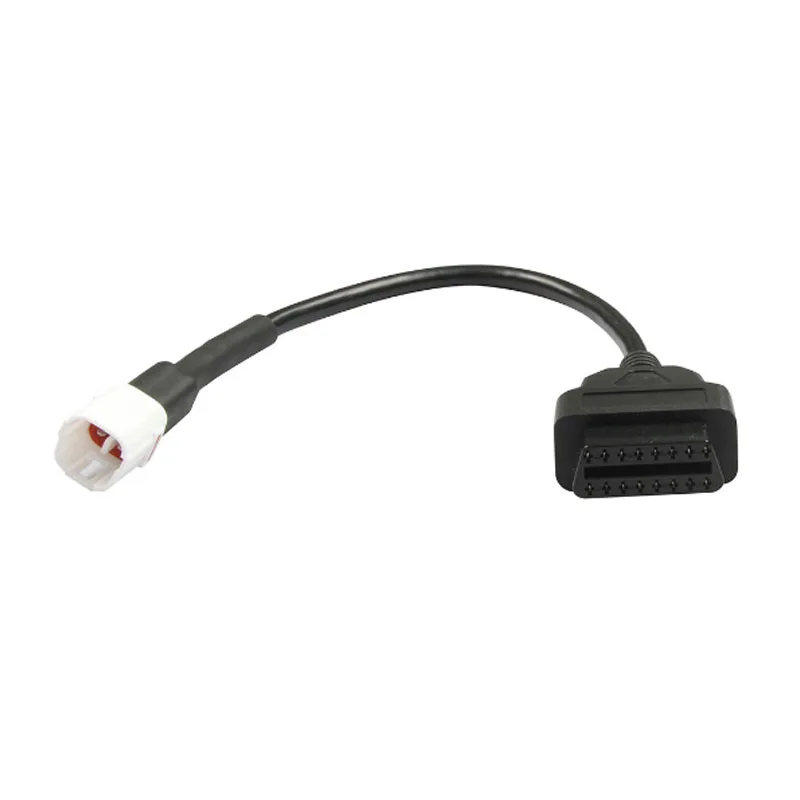 Cable de diagnóstico OBD para motocicleta Yamaha, Conector de 3/4 pines, adaptador de 16 pines a OBD2