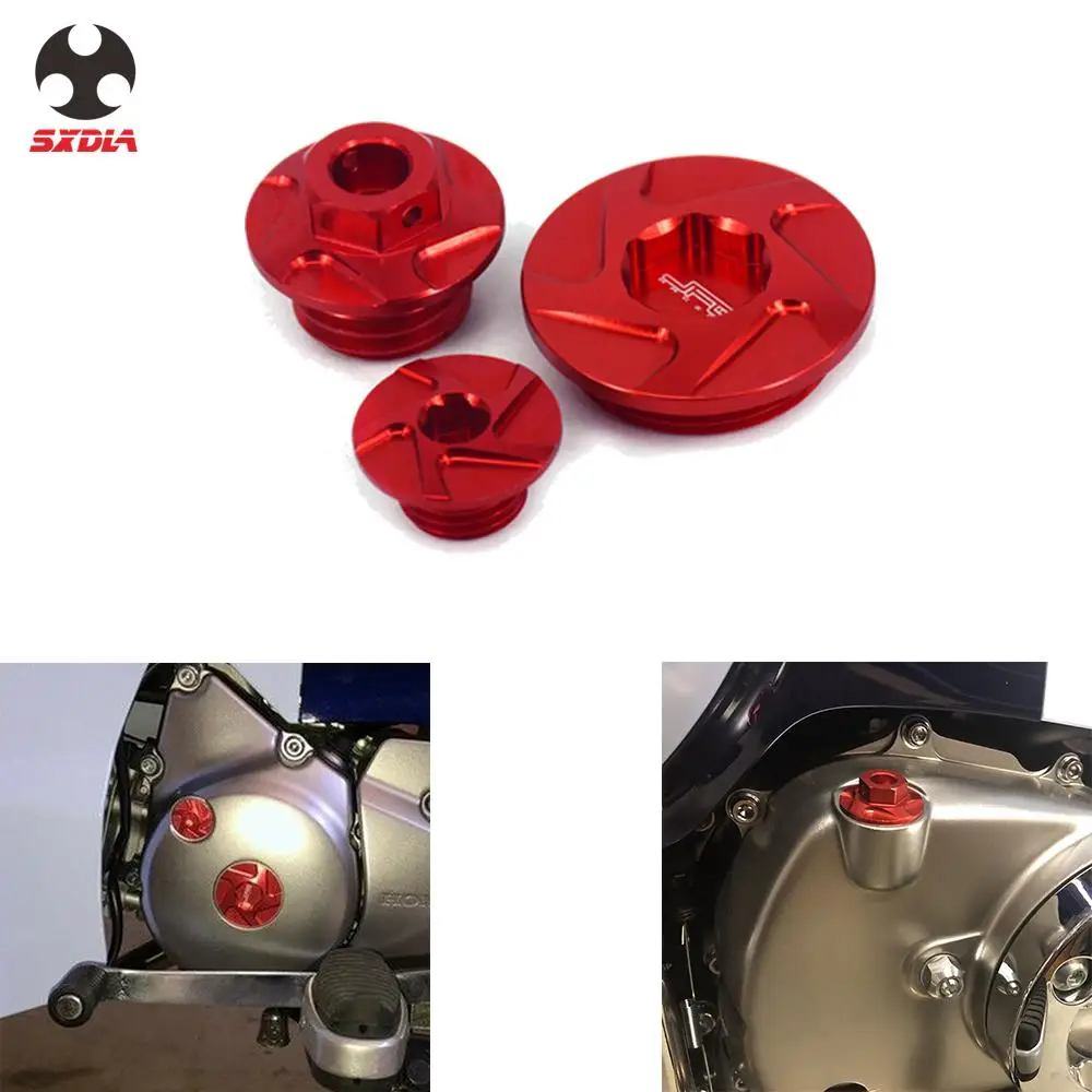 Motorcycle Engine Timing Oil Plug Brake Fluid Reservoir Cover Axle Block For HONDA CRF150R CRF250R CRF450R CRF450X CRF 250R 450R