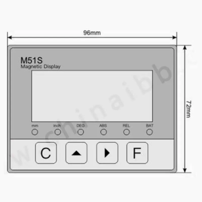 Imagem -06 - Sensor de Deslocamento Óptico Magnético Digital Sensor de Posição Transdutores Codificador Cnc Máquina de Marcenaria Torno Lcd Dro