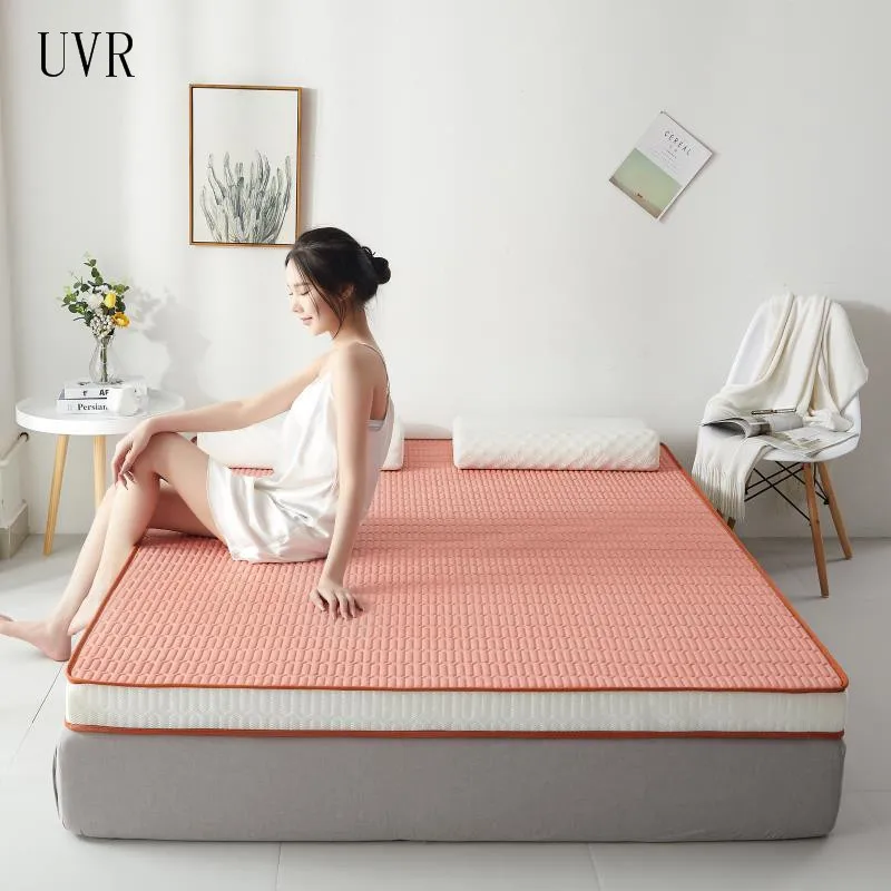 UVR Summer Natural Latex Mattress High Density Memory Foam Filling Tatami Comfortable Bed Employee Dormitory Mattress Help Sleep