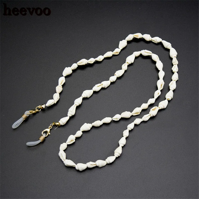 Fashion Conch Shell Reading Glasses Chain Sunglasses Eyewears Cord Holder Neck Strap Rope Necklace Eyeglass String Lanyard