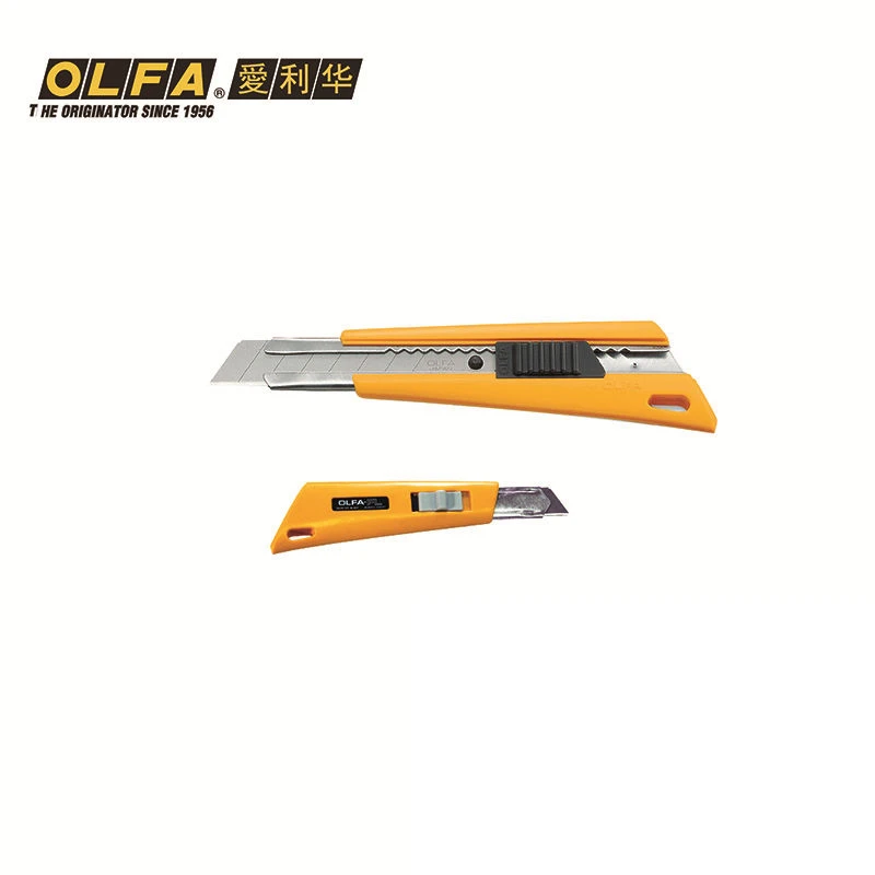 

OLFA Ai Lihua Japan imported large one-handed knife back lock cutting knife heavy knife FL Stainless steel blade LBB-50 LBB-10