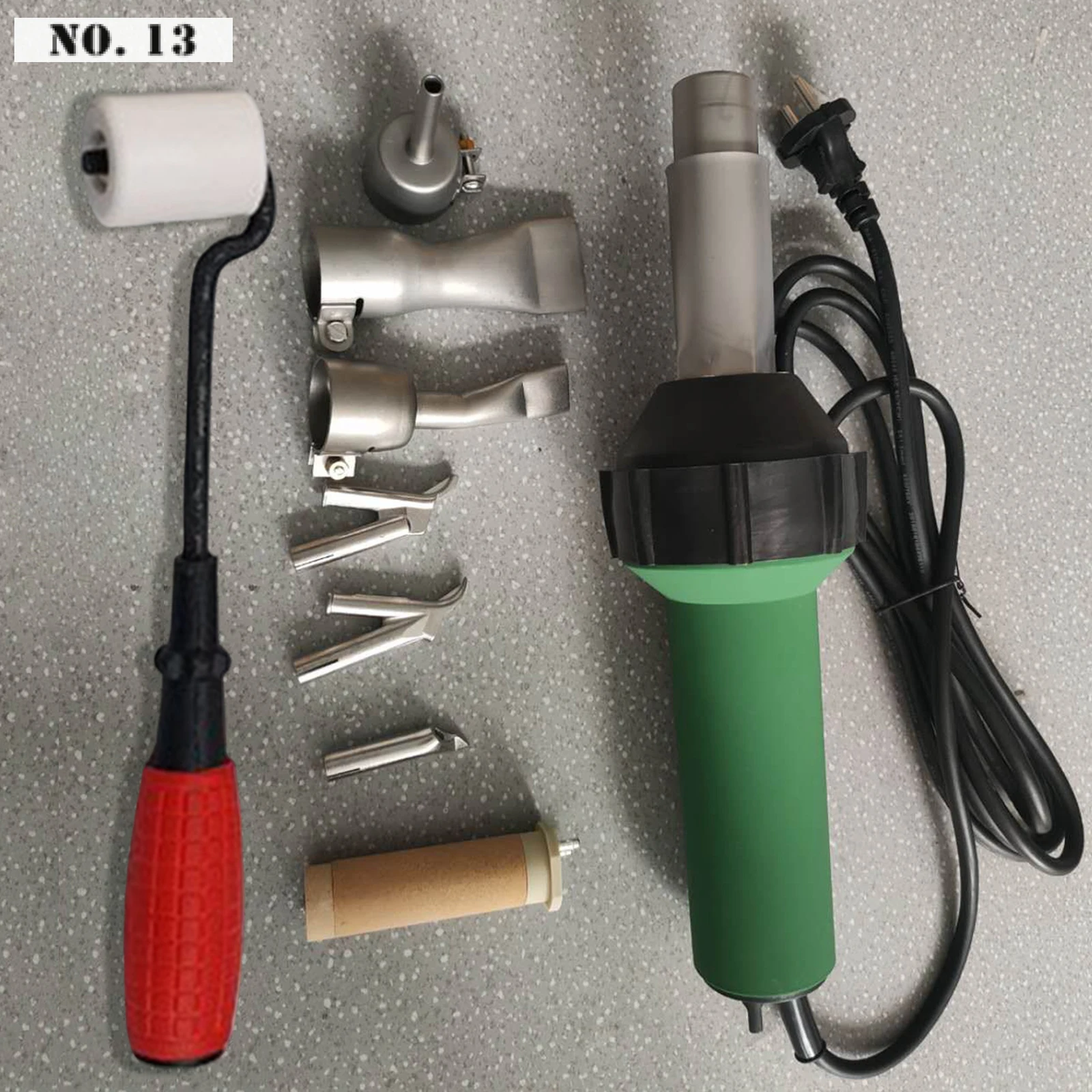 1600W Hot Air Plastic Welding Torch PVC Floor PP Welding Torch Adjustable Temperature High Power Welding Torch Welding Machine