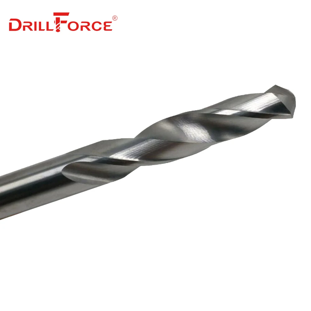 Drillforce 0.55 مللي متر-6.45 مللي متر حفر كربيد من الصلب بت مجموعة ، دوامة الناي ماكينة بتحكم رقمي بالكمبيوتر تويست مثقاب للمعدن الصلب الفولاذ المقاوم للصدأ