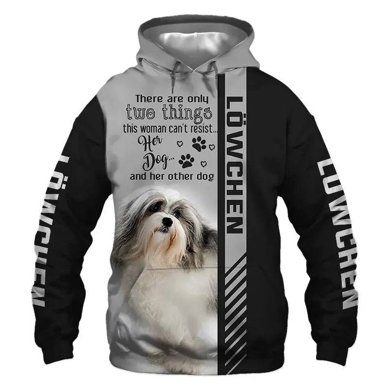 

Animal Löwchen Dog 3D Printed Jacket Men/women Harajuku Hoodie Unisex Casual Streetwear Sweatshirt Pullover sudadera hombre H01