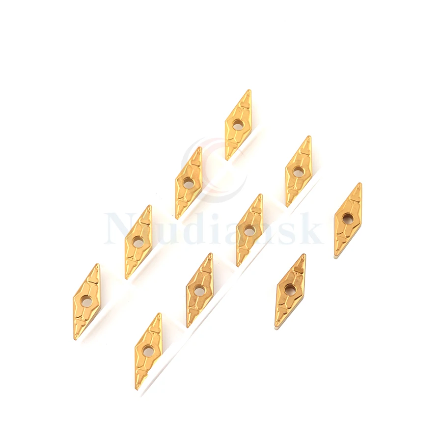 Твердые металлические вставки VNMG160404 VNMG160408 TM T9125, внешние токарные инструменты, токарный станок с ЧПУ, режущий инструмент для обработки стальных деталей, 10 шт.
