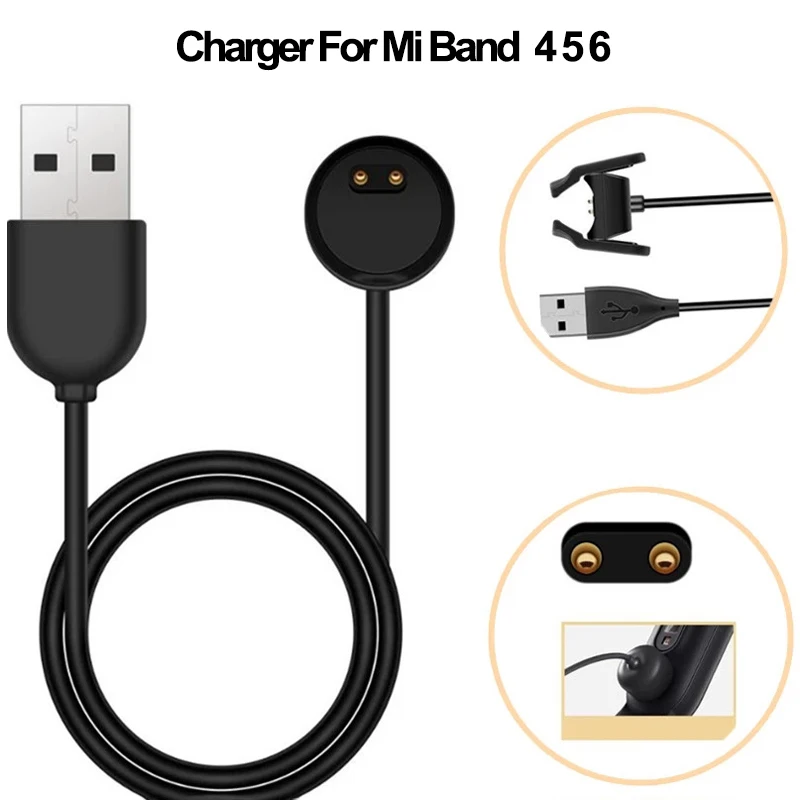 USB Charger Cable Smart  For Xiaomi Mi Band 2 3 4 5 6 Accessories bracelet Smartband USB Charger Cable Lines USB Charging