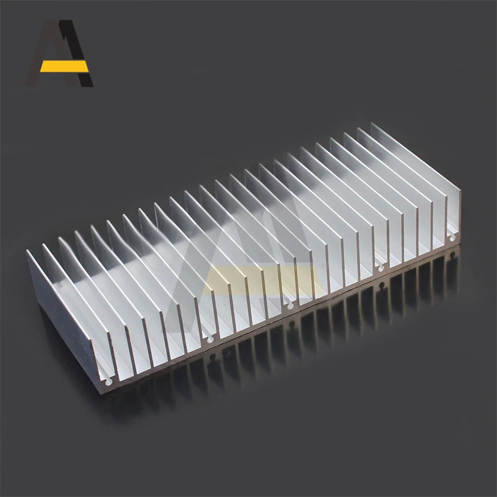 1pcs 60x150x25mm Aluminum Heat Sink Heatsink Radiator Heating Dissipation Cooling for Amplifer LED COB Light Power IC Transistor