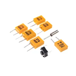 10 Pcs/Item 6x6x4.3 Tact Switch 400 429 432 440 455 465 480 500 KHz 1.0 Mhz Ceramic Resonator 32.768KHz 3x8 12.5PF 20ppm Crystal