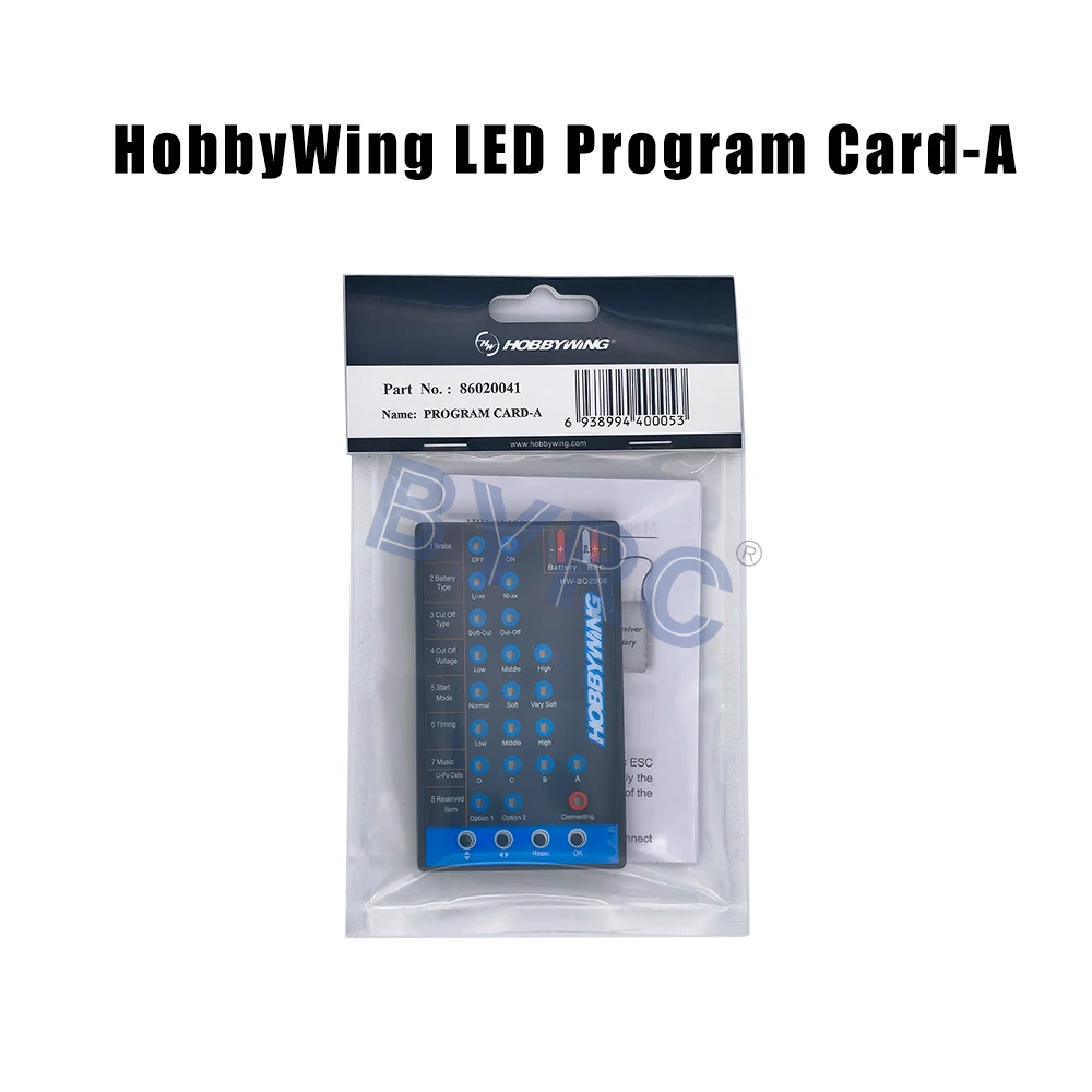 Hobbywing Program Card-A LED Program Box LCD Program Box Pro OTA