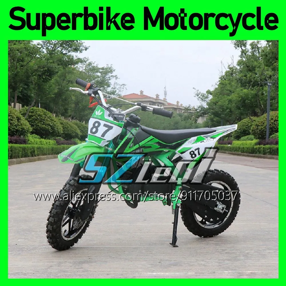 Mini Motorcycle 2 Stroke 49CC 50CC ATV off-road Real Superbike Moto bike Gasoline Power Racing Autocycle Small Autocycle Scooter