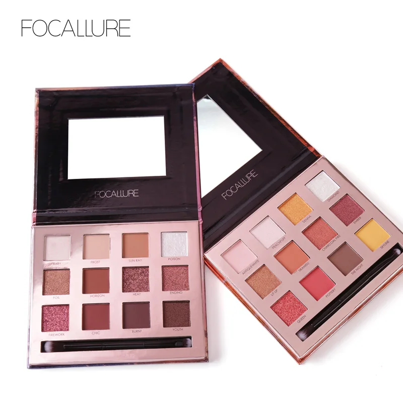 FOCALLURE Eye Shadow Palette Matte Glitter Eye Shadow Cosmetic Waterproof High Pigmented Professional Makeup Palette Wholesale