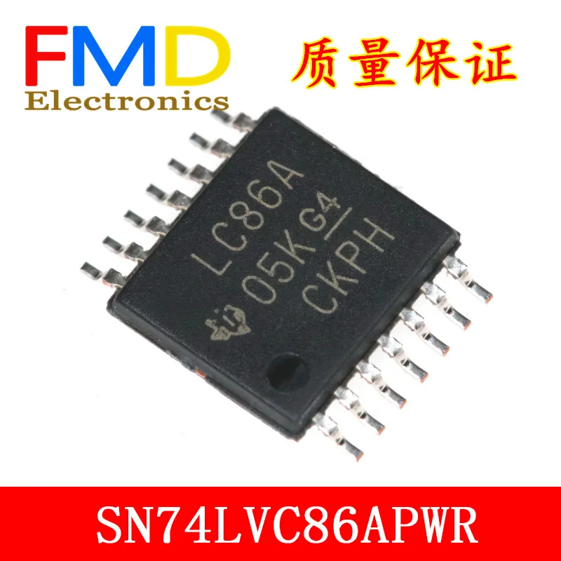 5PCS/LOT New spot SN74LVC86APWR silk-screen LC86A foot patch TSSOP14 inverter logic chip